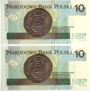 Zestaw, 10 złotych 2016 - BO - (2 szt.)