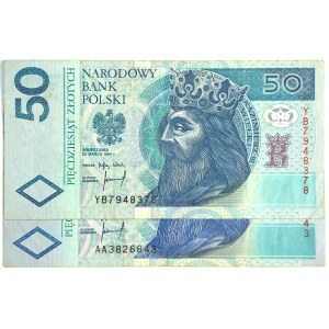 Set, 50 gold 1994 (2 pieces).
