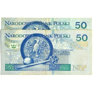 Set, 50 gold 1994 (2 pieces).