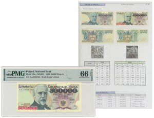 500.000 złotych 1993 - AA - PMG 66 EPQ - BARDZO RZADKIE - ilustrowany
