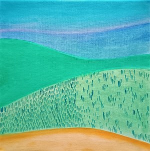 Paulina LIGNAR (ur. 1979), Minimalistyczne pagórki, 2025
