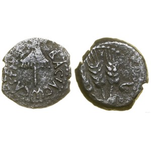 Provincial Rome, prutah, (42-43 ne), Jerusalem