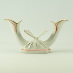 Porcelain and Ceramics Factory Ćmielów - Butterfly candlestick - 1930s.