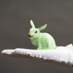 POTACKI Wincenty - Fabryka Porcelany i Wyrobów Ceramicznych Ćmielów - Figurka Królika - 1930s [very rare].