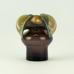 ZUBER Czeslaw - HSA Barbara - "Donkey" vase - 1970s [color].