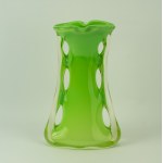 Tarnowiec Glassworks - "Shark fin" vase.