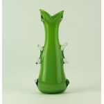 Tarnowiec Glassworks - "Shark fin" vase.