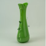 Tarnowiec Glassworks - "Shark fin" vase.