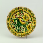 Hutsul platter - Mid-20th century. [Hutsul, 29 cm]