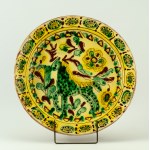 Hutsul platter - Mid-20th century. [Hutsul, 29 cm]