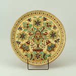WOŻNIAK Kazimierz - Patera Huculska - Olawa 1978 [Hutsul, Pokuttyan ceramics].