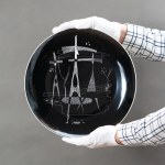 WERSZLER Jerzy - ZPS Chodzież - Decorative platter "Mexicans" - 1960s.