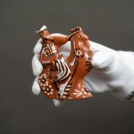 KSIĄŻEK Bolesław - Cooperative "Kamionka" Lysa Góra - Mr. Twardowski on a rooster - 1960s.