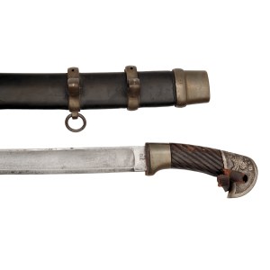 Radziecka szabla model 1927 z białą metalową rękojeścią