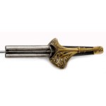 Russian naval officer's sabre combined with double-barrelled percussion pistol