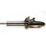 Russian naval officer's sabre combined with double-barrelled percussion pistol