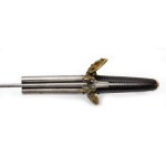 Russian naval officer's sabre combined with double-barrelled percussion pistol