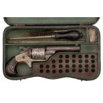 Etched and engraved nipple cartridge revolver, Moore's Patent Firearms Co.