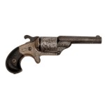 Etched and engraved nipple cartridge revolver, Moore's Patent Firearms Co.
