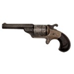 Etched and engraved nipple cartridge revolver, Moore's Patent Firearms Co.