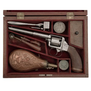 Percussion revolver in cartridge