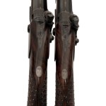 Pair of percussion pistols in cartridge, Antonín Vincenc Lebeda