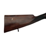 Engraved and gold inlaid double barrel shotgun with side locks, Defourny system, by Jindřich Holeček