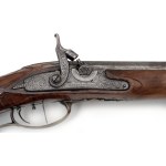 Shotgun with percussion lock by W. Sekera, Poděbrady
