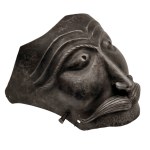 Teil des Helms - zweiteiliges Visier in Form einer Maske