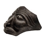 Teil des Helms - zweiteiliges Visier in Form einer Maske