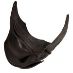 Teil des Helms - zweiteiliges Visier in Form einer Maske
