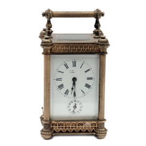 Travel clock with alarm clock