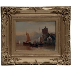 City Harbour in Elias Pieter van Bommel's paintings