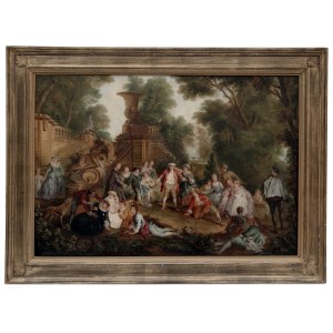 The Blind Fairy Game in Auguste Serrure's paintings