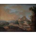 A couple of landscape paintings in Georg Schneider's paintings