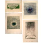 4 graphic sheets, Alena Bílková