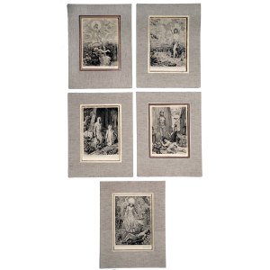 5 lithographs, Maximilian Švabinský