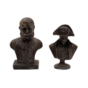 Bust of Emperor Franz Joseph I. and Napoleon Bonaparte