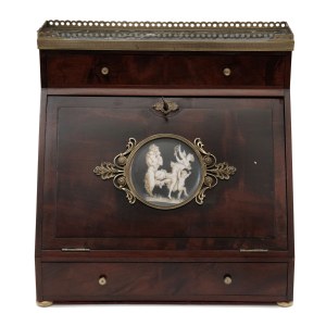 Writing cabinet with letterbox in Empire style, L'Escalier de Cristal