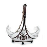 Candy bowl, Czech garnets