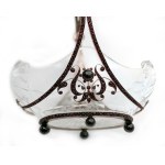 Candy bowl, Czech garnets