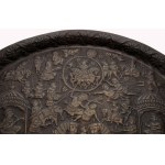 Large hanging decorative tray and decorative oval tray