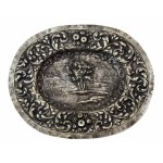 Large hanging decorative tray and decorative oval tray
