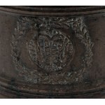 Large bronze mortar