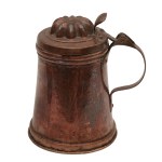 Copper bucket with lid