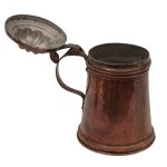 Copper bucket with lid