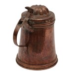 Copper bucket with lid