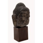 Marble head of Buddha