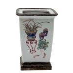 Flowerpot in silver mounting