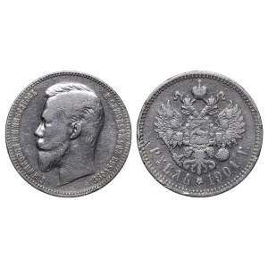 Empire russe, 1 rouble, année 1901, (FZ)
